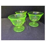 3 Uranium Glass Servers