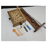 Game Lot Imco Baseball Game, Pez Candy Dispensers+