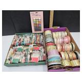 Lot of Ribbon & Sewing Notion Lace