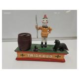 Cast Iron Mechanical Trick Dog Bank