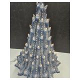 Beautiful Ceramic Atlantic Lava Christmas Tree 22"