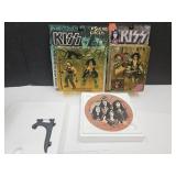 VTG In Packages, KISS Action Figures & Plate