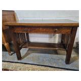 Law Library Table with Drawer  42 x 26 x 29"high