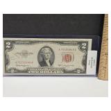 1953 C $2 Dollar Red Seal