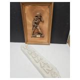 Firemans The RESCUE Copper Wall Decor & Chalkware