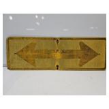 12"x36" TWO WAY Metal Sign