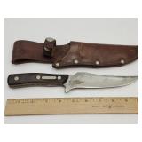 Old Timer Schrade #15OT Knife w/Leather Sheath