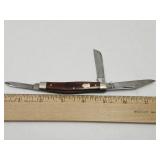 Schrade 3 Blade Pocket Knife Walden USA