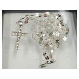 NEW 925 Silver 16" Cross Necklace