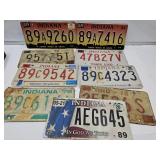 Indiana  License Plates Lot