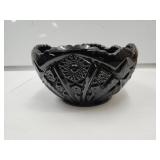 VTG Tiara Ind. Blask Glass 8.5" W Bowl