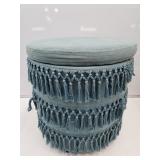 Teal Ottoman with Storage