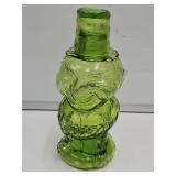 VTG Indiana Glass Jolly Mountaineer w Shot Glass