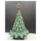 Beautiful Ceramic Atlantic Lava Christmas Tree 22"