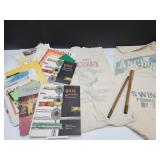 Rail Road Memorabilia & Lebanon IN Feed Sac+