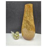 Maude & Bob St. Clair (Broken Beak ) 14" Art Glass