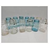12 Vintage Ball Jars