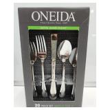 New in Box 20 PC Stainless Onida Utensils