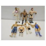 7 VTG WWE Wrestlers Hulk Hogan, The Rock +