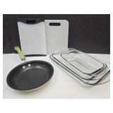 Baking Dishes, Paula Deen Skillet , Cutting Boards