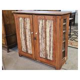 Antique / Primitive Pie Safe Cabinet 52x18x47"h