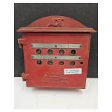 Cast Iron ADT Commercial Fire Alarm Enunciator