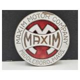 Firetruck Emblem Maxim Motor Company Middlesboro M