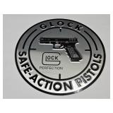 12" Newer Metal Sign Glock Safe Action Pistols