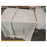 2 Twin Size Bump Chenille Blanket (See Hole)