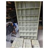 Metal Cabinet w/Cubby Holes