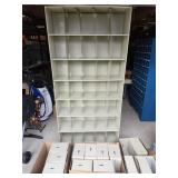 Metal Cabinet w/Cubby Holes