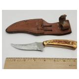 Bear MGC Knife Made in USA w/ Leather Sheath