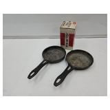 2 Cast Iron w/Ridge Reamer SEE SIZE