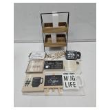 NEW Organizer Caddy & Coffee Signs
