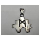 VTG 925 Mexican Sterling Signed Pendant