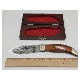 Deer Slayer Knife #3330 with Wood Box
