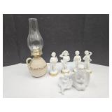 Portugal ngels & Pottery Oil Lamp +