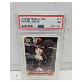 1992 UD McDonalds PSA Graded Michael Jordan #P5