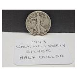 1944  Silver Walking LIberty Half Dollar Coin