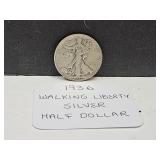 1936 Silver Walking LIberty Half Dollar Coin