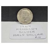 Kennedy Silver Half Dollar Coins 1964