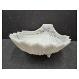 VTG Westmoreland Glass Footed Shell DIsh