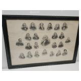 1988 C.Presidents Washington to Mckinley  39 x 27"