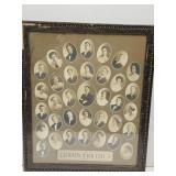 1911 Antique Framed T.H.S School Picture 20 x24