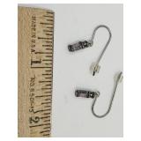 VTG 925 Avon Sterling Lantern Earrings