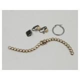 925 Sterling Silver Earrings, Pin, Bracelet, Needs