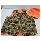 Hunting Hat & S-M Hunting Vest