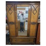 Antique Knock Down Wardrobe 48 x 20 x76