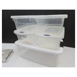 18  qt Storage Tote & Shoe Box Sizes