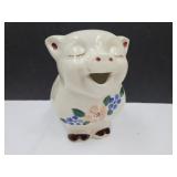 Vintage USA Shawnee  Smiley Pig Pitcher 7 1/2"
